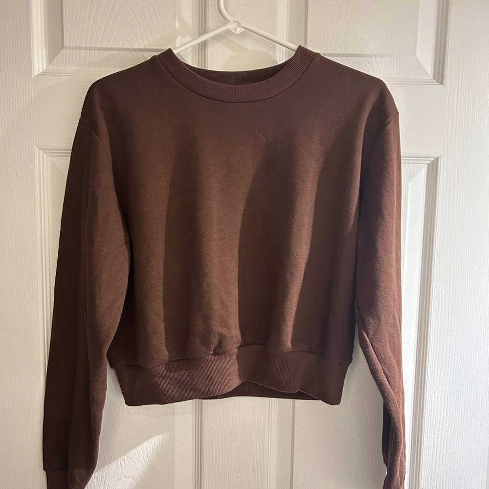 Sunday Best Chocolate Brown Crewneck